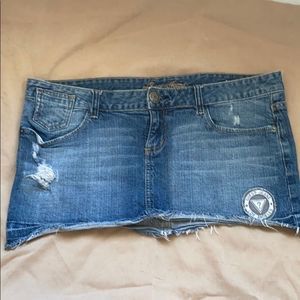 GUESS jean mini skirt